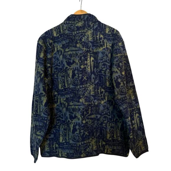 Quiksilver Men's Outdoor Clean Coast Zip Up Fleece Jacket Size L Blue Green NWT - Picture 8 of 10